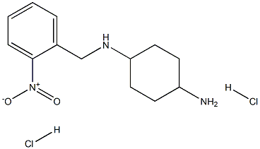 (1R*,4R*)-N1-(2-Nitrobenzyl)cyclohexane-1,4-diamine dihydrochloride 구조식 이미지