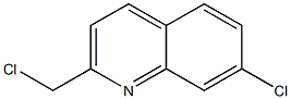 Quinoline, 7-chloro-2-(chloromethyl)- Structure