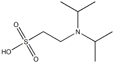 Ethanesulfonic acid, 2-[bis(1-methylethyl)amino]- Structure