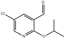 5-Chloro-2-isopropoxy-pyridine-3-carbaldehyde Structure