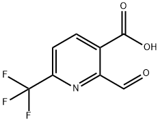 2-Formyl-6-trifluoromethyl-nicotinic acid Structure