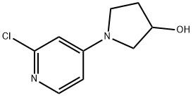 1-(2-chloropyridin-4-yl)pyrrolidin-3-ol 구조식 이미지