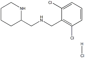 N-(2,6-DICHLOROBENZYL)-1-(PIPERIDIN-2-YL)METHANAMINE HYDROCHLORIDE Structure