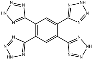 1,2,4,5-tetra(1H-tetrazol-5-yl)benzene Structure