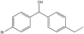 (4-bromophenyl)-(4-ethylphenyl)methanol Structure