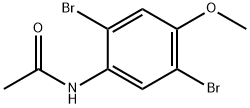 N-(2,5-dibromo-4-methoxyphenyl)acetamide 구조식 이미지