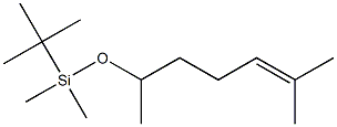 Silane, (1,1-dimethylethyl)[(1,5-dimethyl-4-hexenyl)oxy]dimethyl- Structure