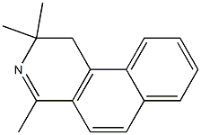 Benz[f]isoquinoline, 1,2-dihydro-2,2,4-trimethyl- Structure