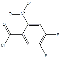 4,5-Difluoro-2-nitrobenzoyl chloride 구조식 이미지