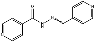 4-Pyridinecarboxylicacid, 2-(4-pyridinylmethylene)hydrazide 구조식 이미지
