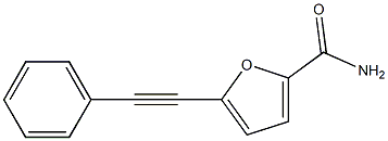 5-(2-phenylethynyl)furan-2-carboxamide Structure