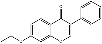 7-ethoxy-3-phenyl-4H-chromen-4-one 구조식 이미지