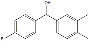 (4-bromophenyl)-(3,4-dimethylphenyl)methanol Structure