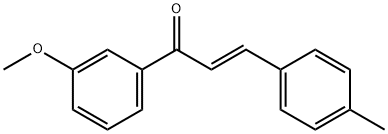 (2E)-1-(3-methoxyphenyl)-3-(4-methylphenyl)prop-2-en-1-one 구조식 이미지