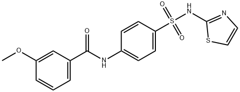 3-methoxy-N-(4-(N-(thiazol-2-yl)sulfamoyl)phenyl)benzamide Structure