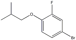 4-bromo-2-fluoro-1-(2-methylpropoxy)benzene Structure