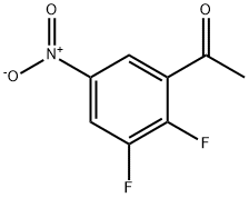 1-(2,3-DIFLUORO-5-NITROPHENYL)ETHANONE Structure