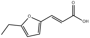 (E)-3-(5-ethyl-2-furyl)prop-2-enoic acid 구조식 이미지