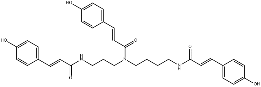 tricoumaroyl spermidine Structure