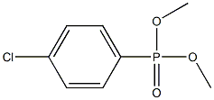 Phosphonic acid, (4-chlorophenyl)-, dimethyl ester Structure