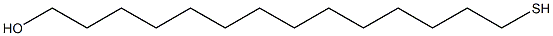 1-Tetradecanol, 14-mercapto- Structure