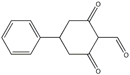 Cyclohexanecarboxaldehyde, 2,6-dioxo-4-phenyl- Structure