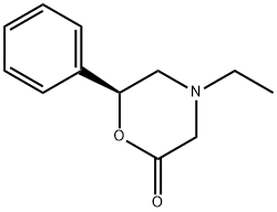 (S)-4-ETHYL-6-PHENYLMORPHOLIN-2-ONE 구조식 이미지