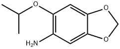 6-Isopropoxy-benzo[1,3]dioxol-5-ylamine 구조식 이미지