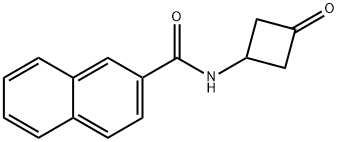 N-(3-OXOCYCLOBUTYL)-2-NAPHTHAMIDE Structure