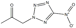 2-Propanone, 1-(5-nitro-2H-tetrazol-2-yl)- 구조식 이미지