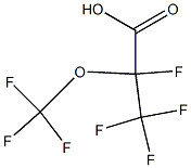 Propanoic acid, 2,3,3,3-tetrafluoro-2-(trifluoromethoxy)- Structure