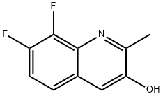7,8-DIFLUORO-2-METHYLQUINOLIN-3-OL Structure