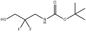 tert-butyl 2,2-difluoro-3-hydroxypropylcarbamate 구조식 이미지