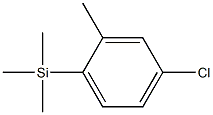 (4-chloro-2-methylphenyl)-trimethylsilane 구조식 이미지