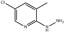 (5-Chloro-3-methyl-pyridin-2-yl)-hydrazine 구조식 이미지