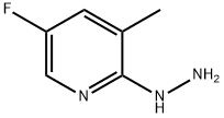 5-Fluoro-2-hydrazinyl-3-methylpyridine Structure