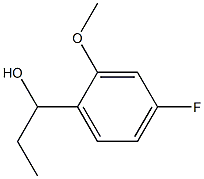 1-(4-FLUORO-2-METHOXYPHENYL)PROPAN-1-OL Structure