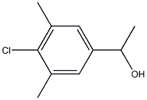 1-(4-chloro-3,5-dimethylphenyl)ethanol Structure