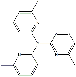 Pyridine, 2,2',2''-phosphinidynetris[6-methyl- Structure