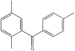 Methanone, (2,5-dimethylphenyl)(4-methylphenyl)- Structure