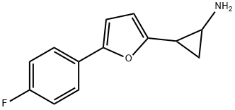 2-[5-(4-Fluoro-phenyl)-furan-2-yl]-cyclopropylamine Structure