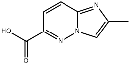 2-Methylimidazo[1,2-b]pyridazine-6-carboxylic acid Structure