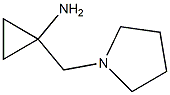 1-(pyrrolidin-1-ylmethyl)cyclopropan-1-amine Structure