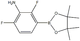 2,6-difluoro-3-(4,4,5,5-tetramethyl-1,3,2-dioxaborolan-2-yl)aniline Structure