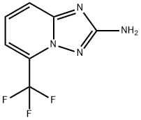 [1,2,4]Triazolo[1,5-a]pyridin-2-amine, 5-(trifluoromethyl)- 구조식 이미지