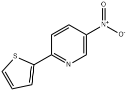 5-Nitro-2-(thiophen-2-yl)pyridine 구조식 이미지