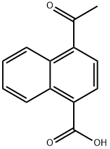  4-acetyl-1-naphthoic acid 구조식 이미지