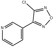 3-(4-Chloro-furazan-3-yl)-pyridine Structure