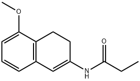 N-(3,4-Dihydro-5-methoxy-2-naphthalenyl)propanamide 구조식 이미지