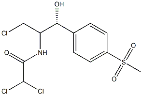 2,2-dichloro-N-[(1R)-3-chloro-1-hydroxy-1-(4-methylsulfonylphenyl)propan-2-yl]acetamide Structure